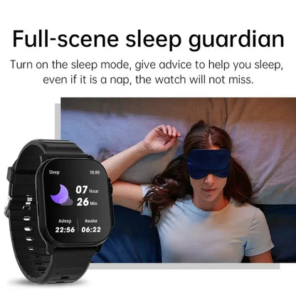 Smart Watch Bluetooth Talk Smartwatch Message Alert Heart Rate Monitor Sports Watch for Android IOS Men Women